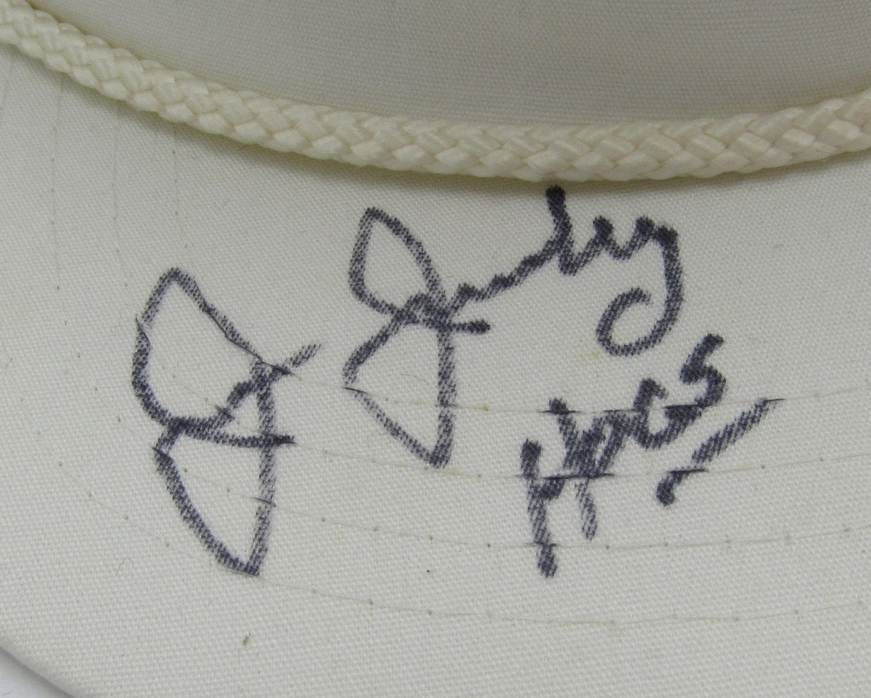 Joe Jacoby Signed/Inscribed White "5 O'Clock Club 91" Golf Hat JSA 211032