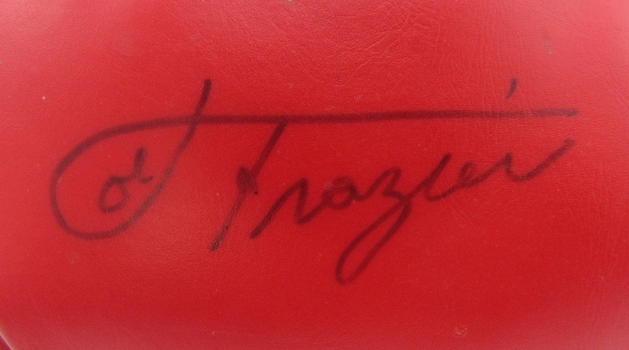 Joe Frazier Signed/Autographed Left Red Everlast Boxing Glove JSA 211034