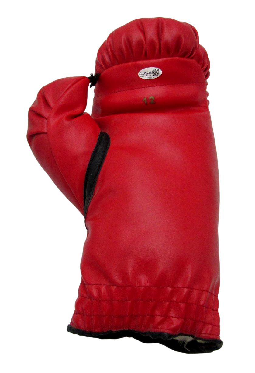 Joe Frazier Signed/Autographed Left Red Everlast Boxing Glove JSA 211034