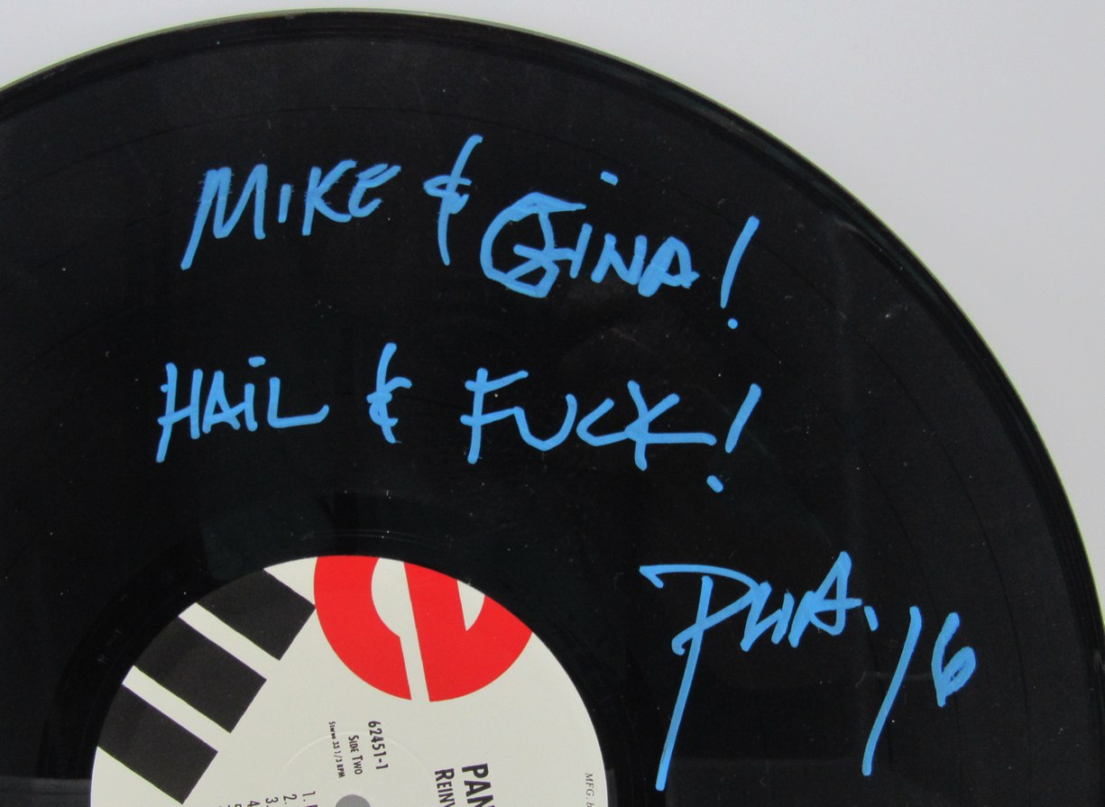 Rex Brown/Phil Anselmo "Pantera" Signed/Insc "Reinventing The Steel" Record JSA
