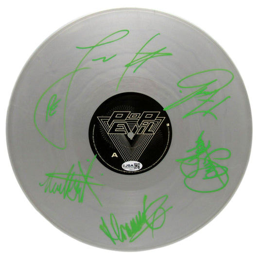 Pop Evil Record Signed/Autographed by (5) Band Members JSA 211039