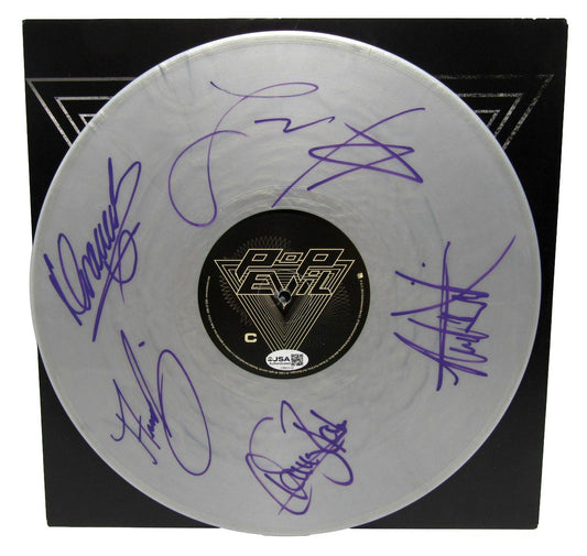 Pop Evil Record Signed/Autographed by (5) Band Members w/ Album Cover JSA 211040