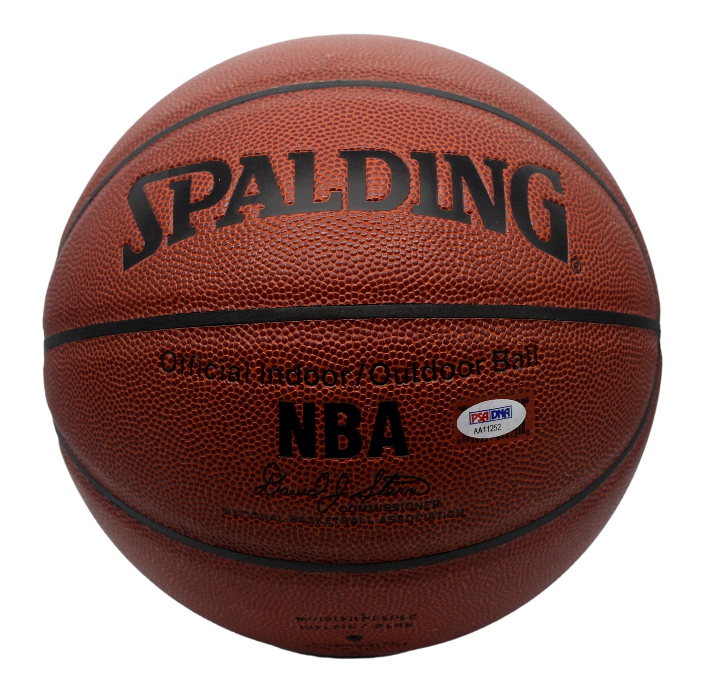 Wes Unseld HOF Signed Full Size Spalding Basketball Wizards PSA 211901