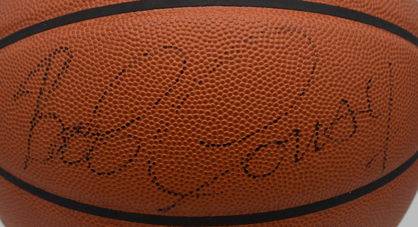 Elgin Baylor HOF Signed Full Size Spalding Basketball Lakers PSA 211905