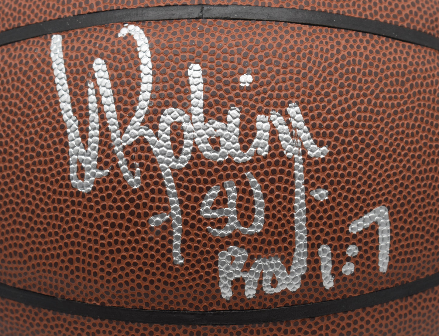 David Robinson HOF Signed Full Size Spalding Basketball Spurs PSA 211907