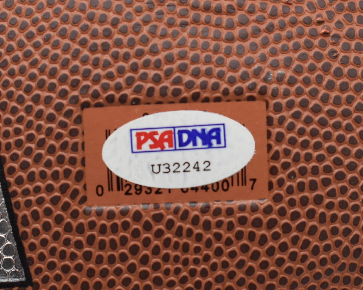 David Robinson HOF Signed Full Size Spalding Basketball Spurs PSA 211907