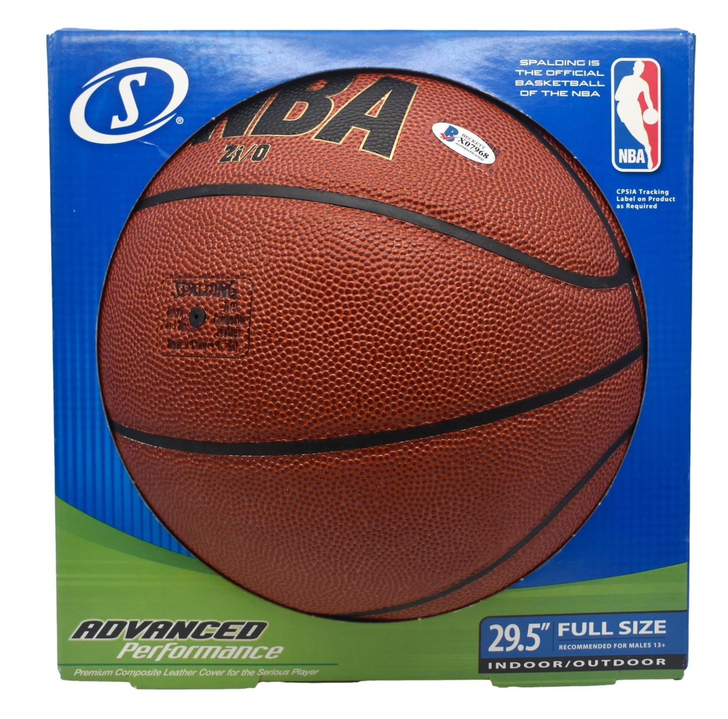 Bobby Knight HOF Signed Full Size Spalding Basketball Hoosiers Beckett 211913