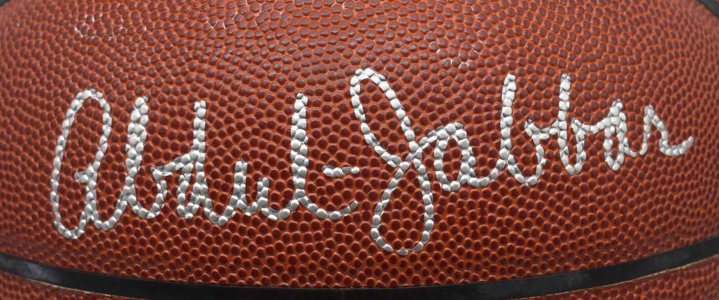 Kareem Abdul-Jabbar HOF Signed Full Size Spalding Basketball Lakers JSA BAS 1915