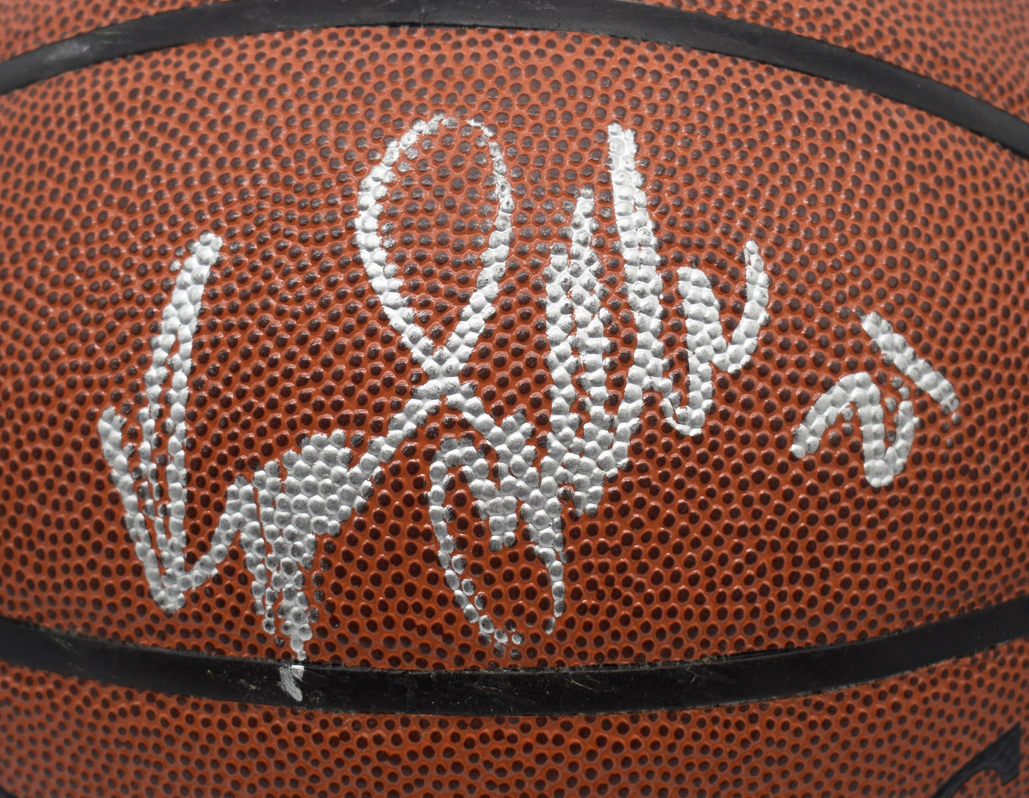 Dominique Wilkins HOF Signed Full Size Spalding Basketball Hawks PSA 211916