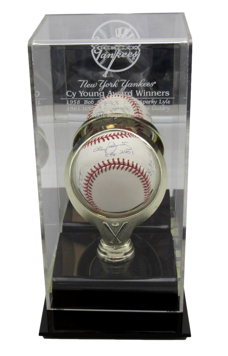 New York Yankees Cy Young Award Winners OML Baseball Signed/Inscr by (5)   IXL64