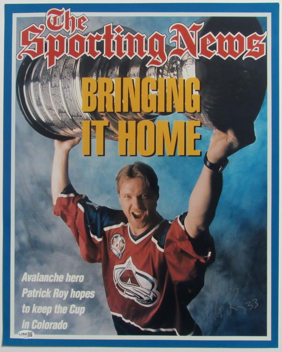 Patrick Roy HOF Colorado Avalanche Signed/Autographed 16x20 Photo JSA IXL84