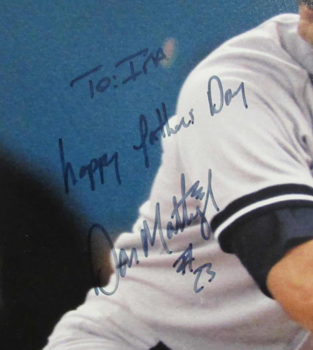 Don Mattingly New York Yankees Signed/Inscribed 16x20 Photo Steiner IXL86
