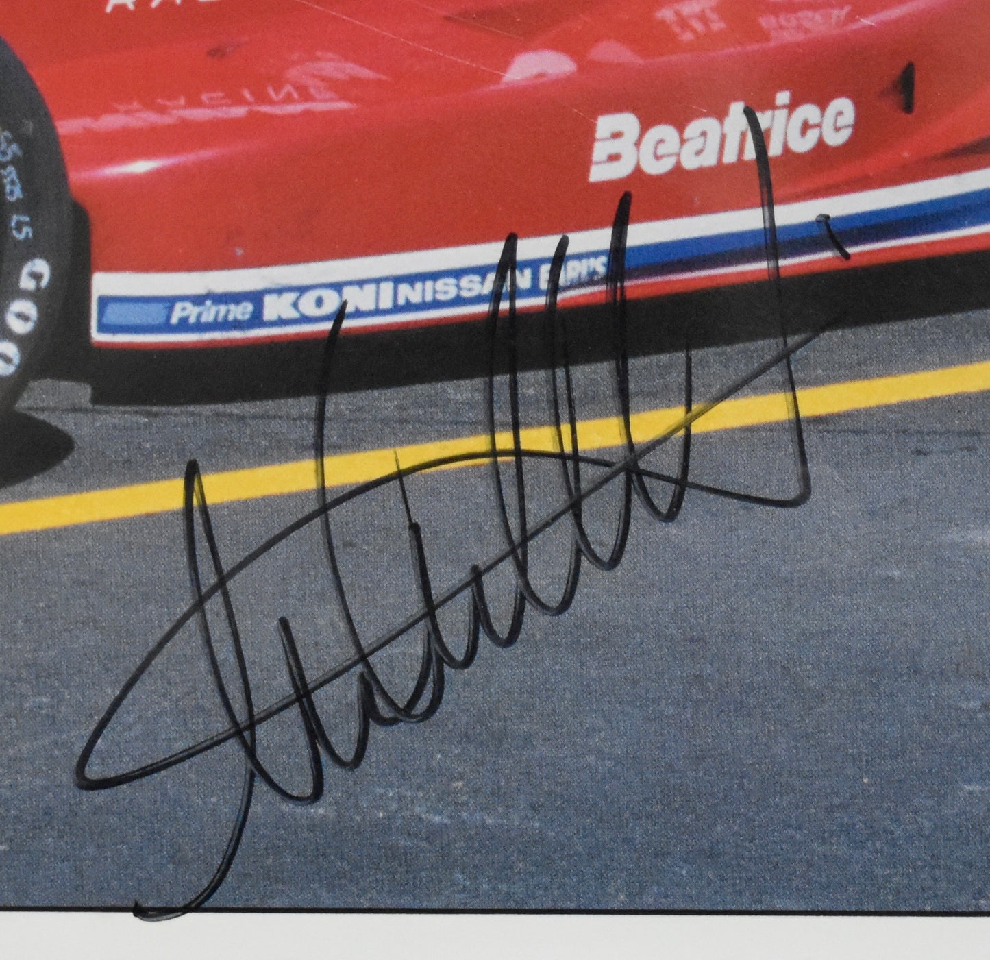 Michael Andretti Autographed/Signed 10.5x14.5 Photo CART Racing JSA 211925