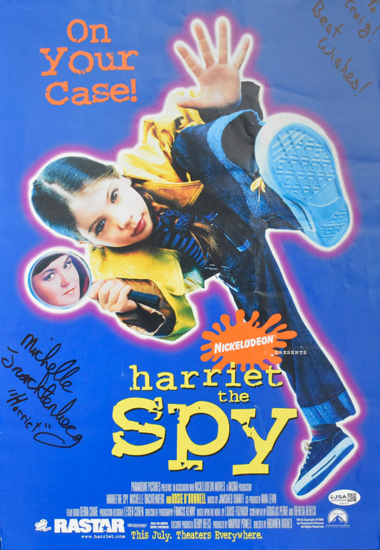 Michelle Trachtenberg Autographed/Signed 12x17 Poster Harriet the Spy JSA 211927