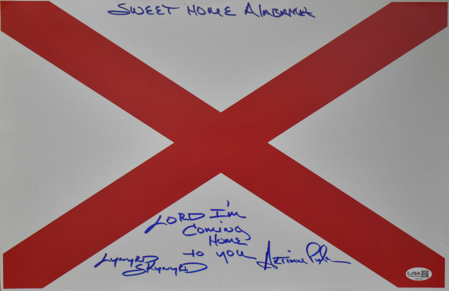 Artimus Pyle Autographed/Signed 11x17 Photo Alabama Lynyrd Skynyrd JSA 211928