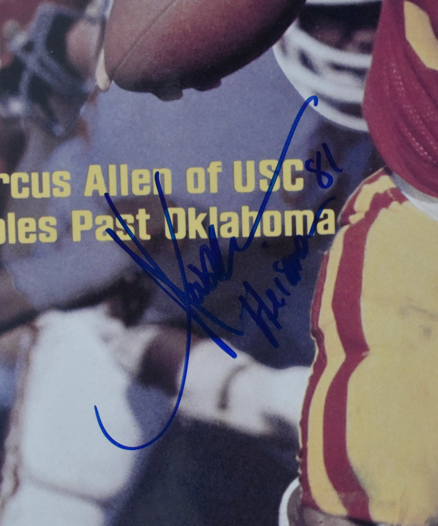 Marcus Allen HOF Autographed/Signed 16x20 Photo USC Raiders JSA 211933