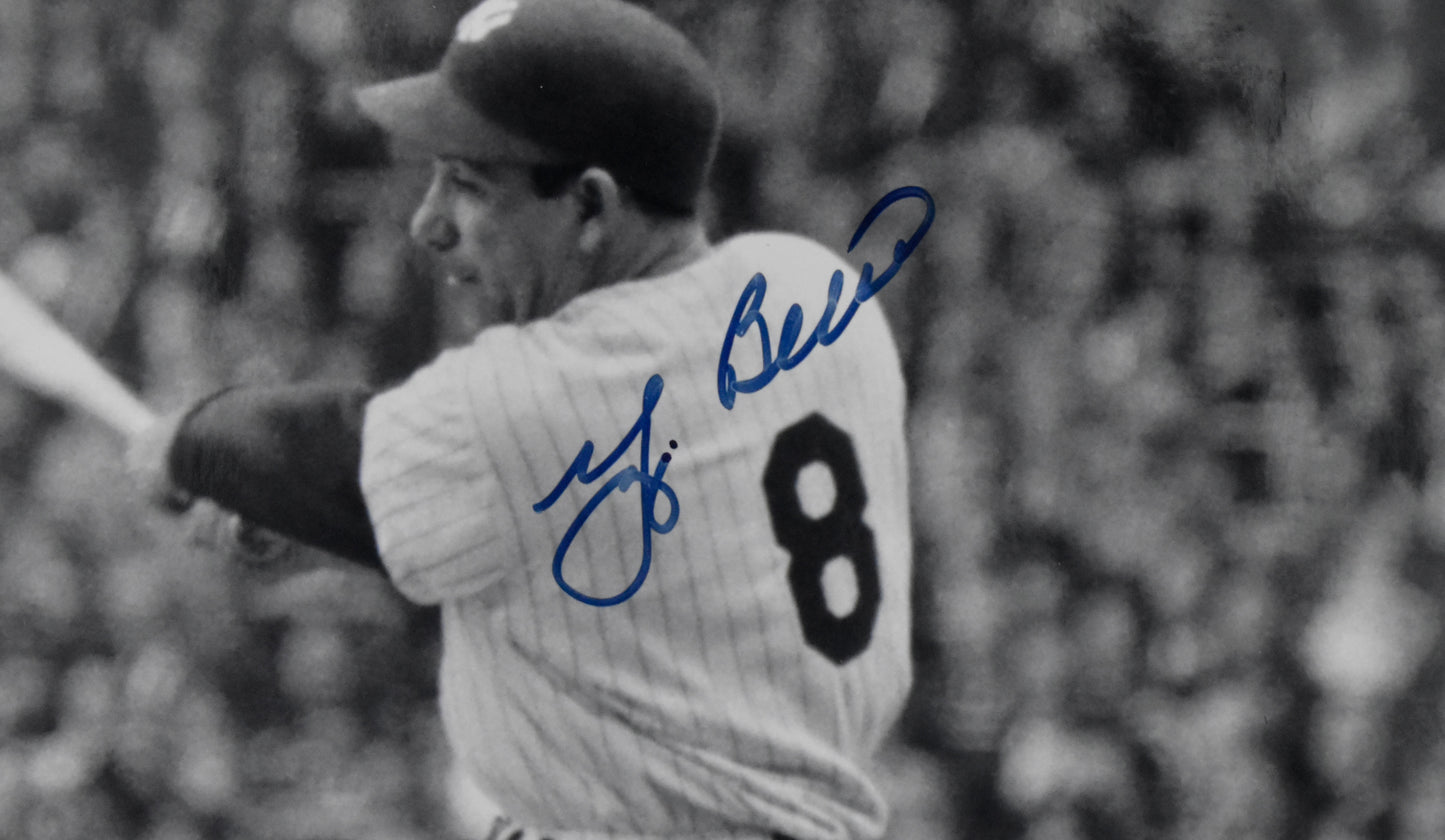 Yogi Berra HOF Autographed/Signed 8x10 Matted Photo Yankees JSA 211935