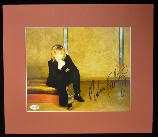 Melissa Etheridge Autographed/Signed 8x10 Matted Photo Singer JSA 211937