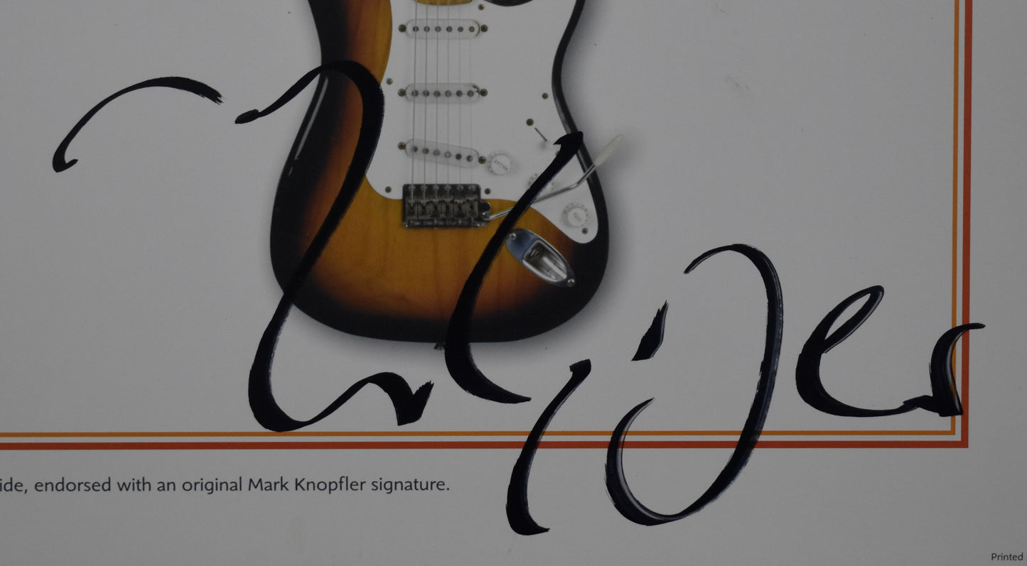 Mark Knopfler Autographed/Signed 20x27.5 Tour Lithograph 847/1000 JSA 211943