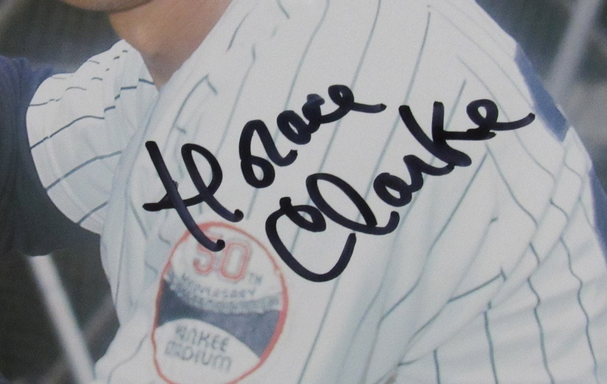 Horace Clarke Autographed/Signed 11x14 Photo Yankees JSA 210997