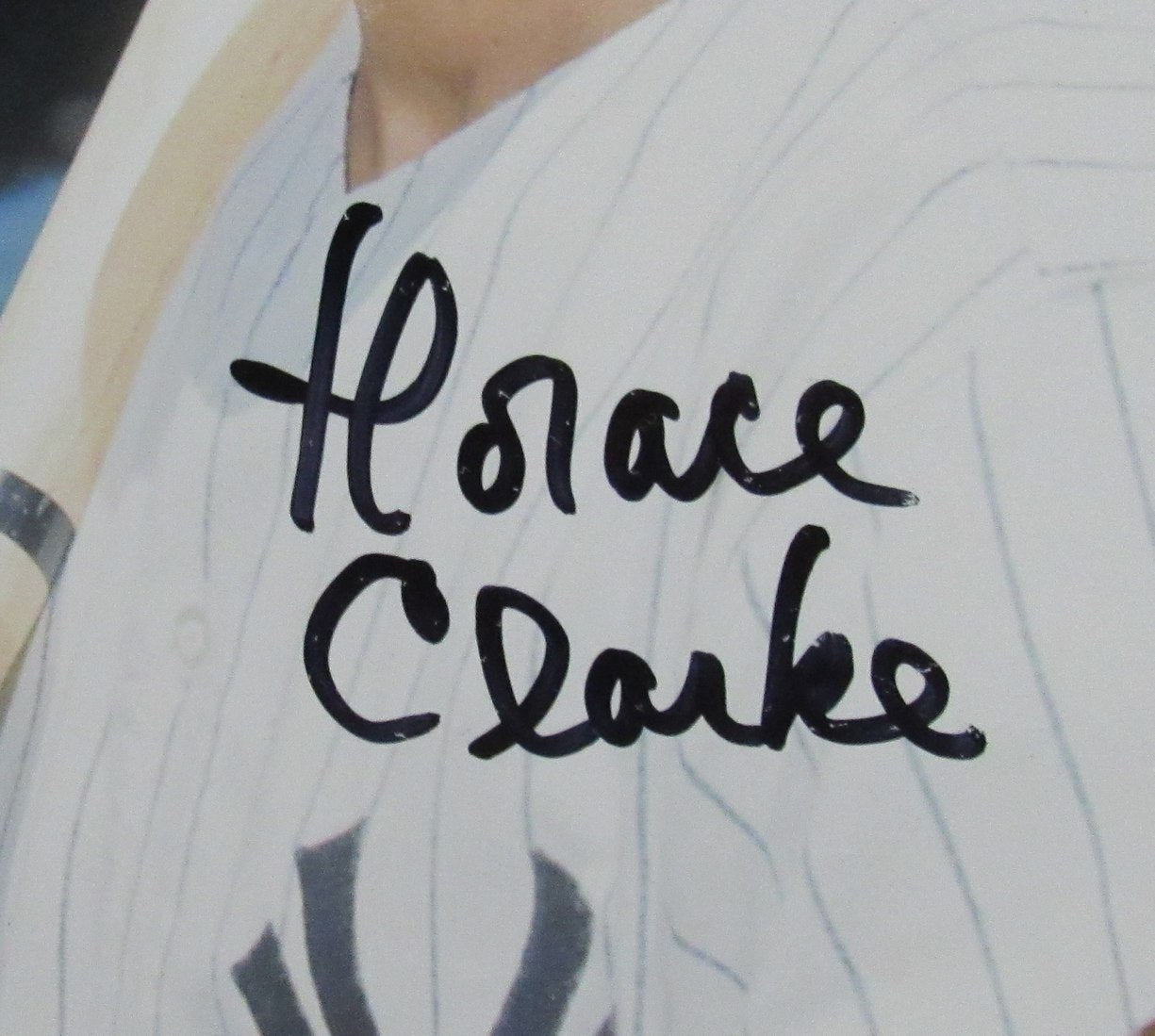 Horace Clarke Autographed/Signed 11x14 Photo Yankees JSA 210998