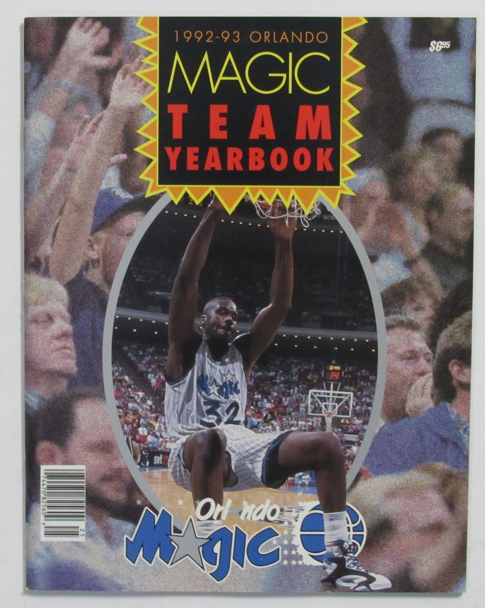 1992-93 Orlando Magic Team Yearbook 211048