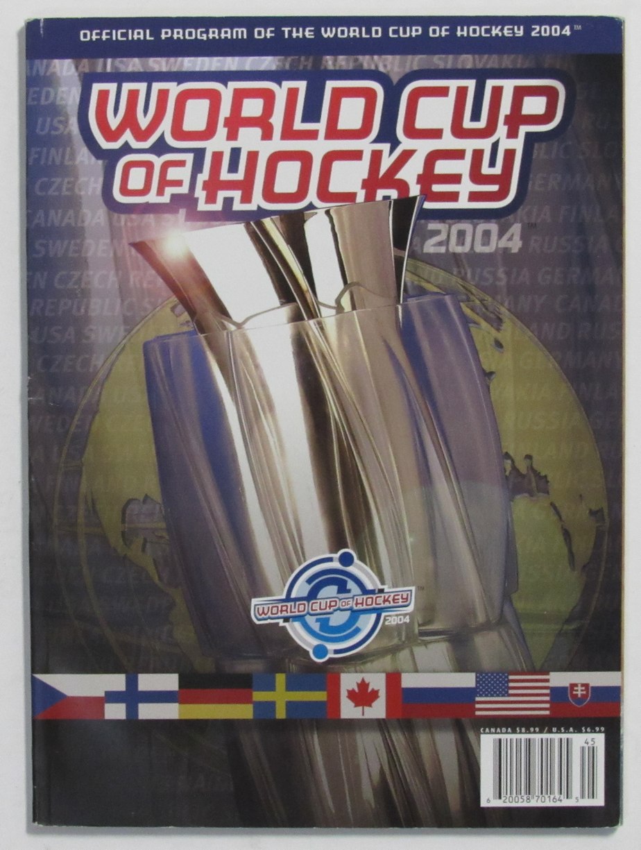 2004 World Cup Of Hockey Program Canada Champions 211049