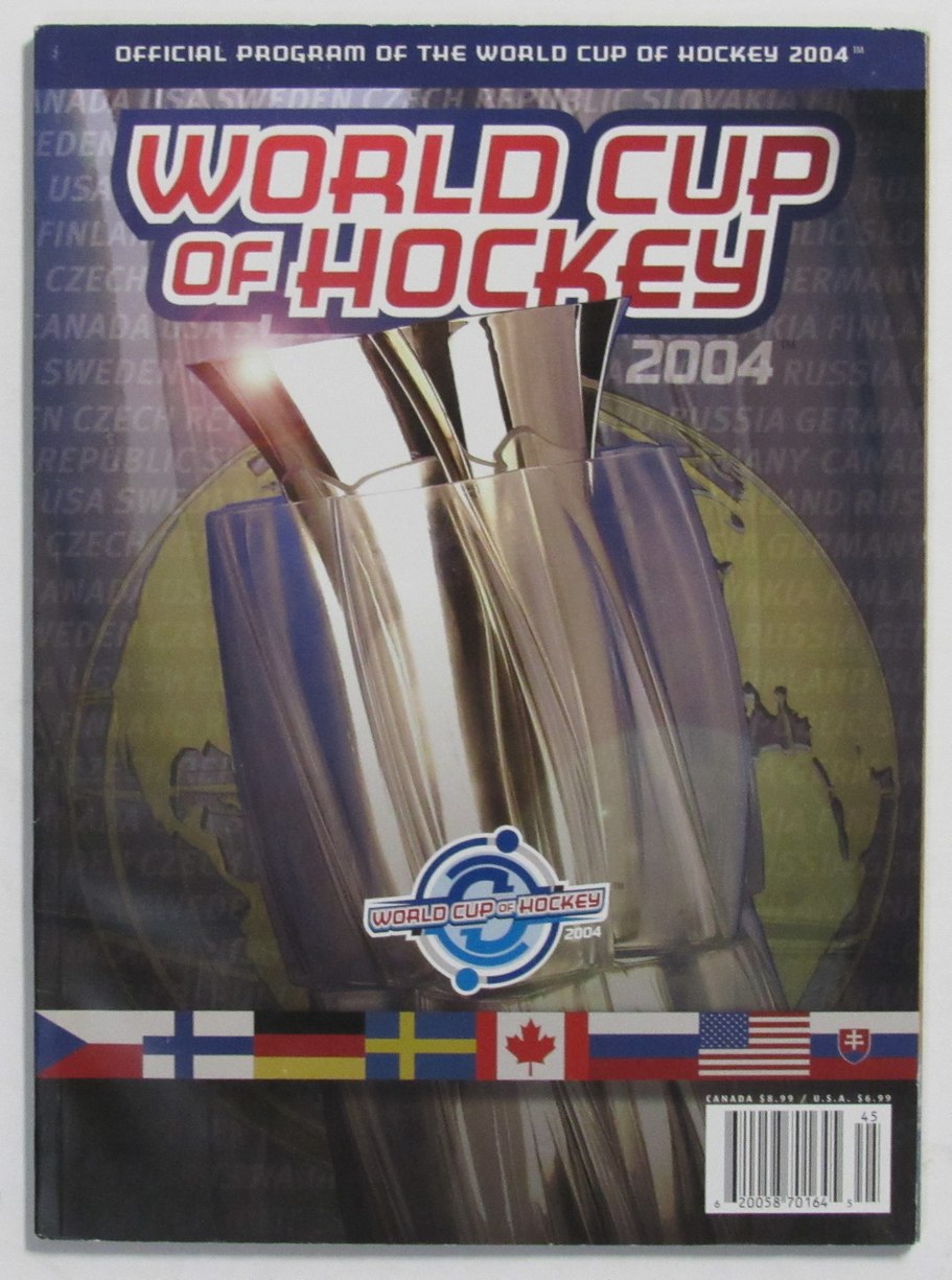 2004 World Cup Of Hockey Program Canada Champions 211049 2