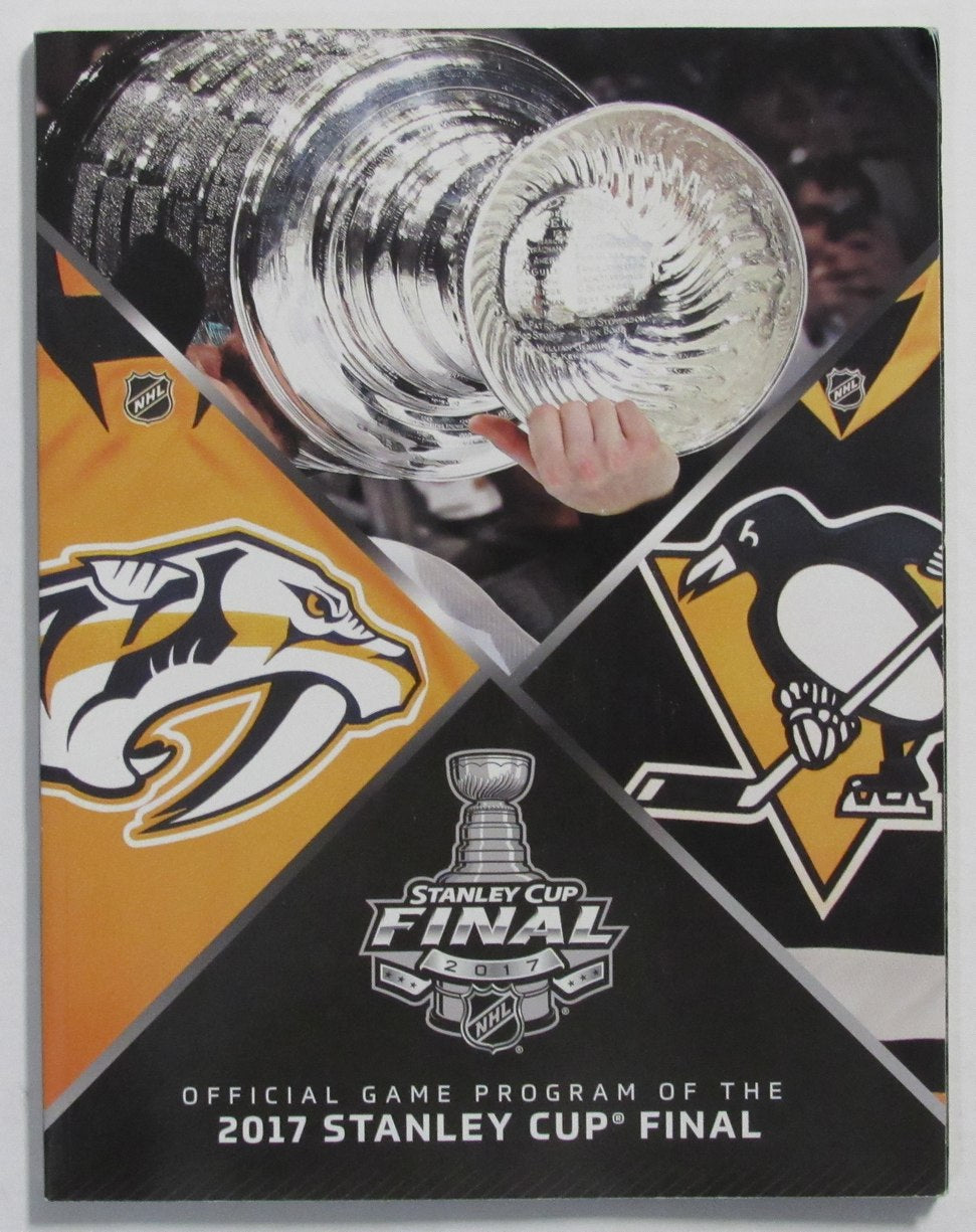 2017 Stanley Cup Finals Program Pittsburgh Penguins vs. Nashville Predators