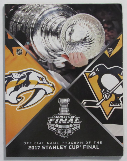 2017 Stanley Cup Finals Program Pittsburgh Penguins vs. Nashville Predators