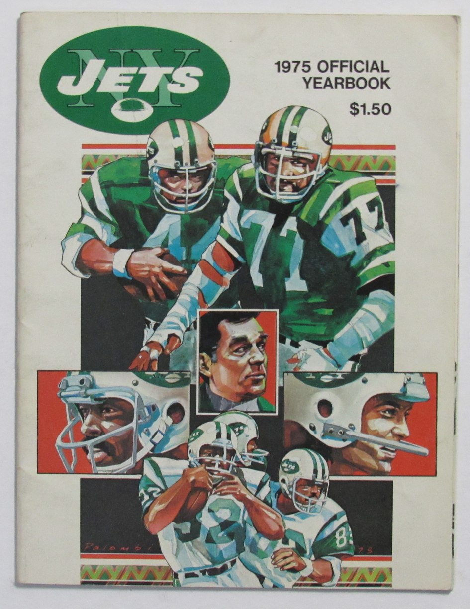 1975 New York Jets Official Yearbook 211053