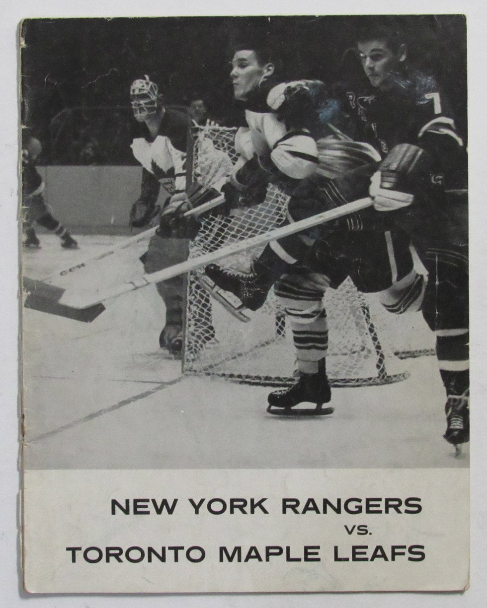 3/15/1964 New York Rangers vs. Toronto Maple Leafs NHL Program 211076