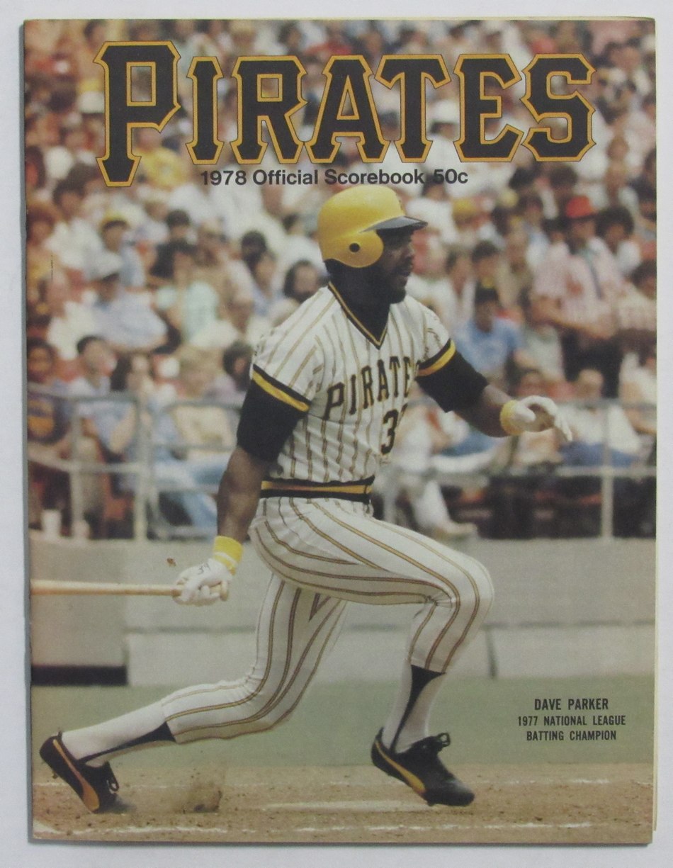 1978 Pittsburgh Pirates vs. Montreal Expos Scorecard/Program Unscored 211087
