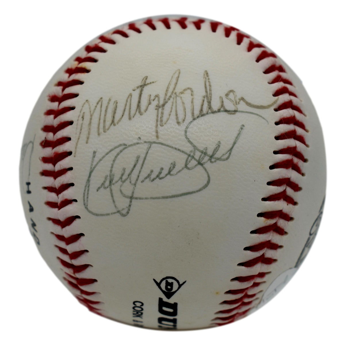 Dunlop Baseball signed by (4) Minnesota Twins Kirby Puckett HOF JSA  211881