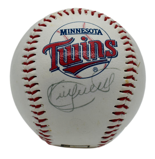 Kirby Puckett HOF Signed/Autographed Minnesota Twins Logo Baseball JSA  211882