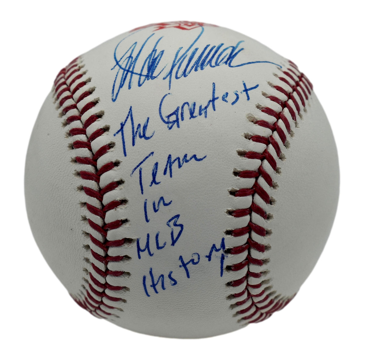 Jorge Posada Signed/Inscribed 1998 World Series Baseball Yankees JSA  211885