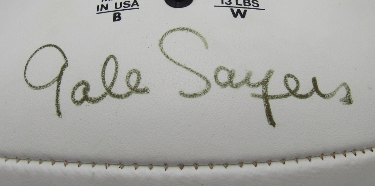 Gale Sayers HOF Chicago Bears Signed/Autographed Wilson NFL Football JSA  212516