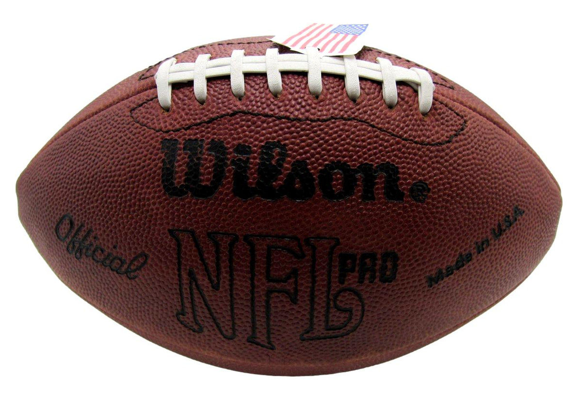 Howie Long HOF Oakland Raiders Signed NFL Leather Game Football JSA  212519