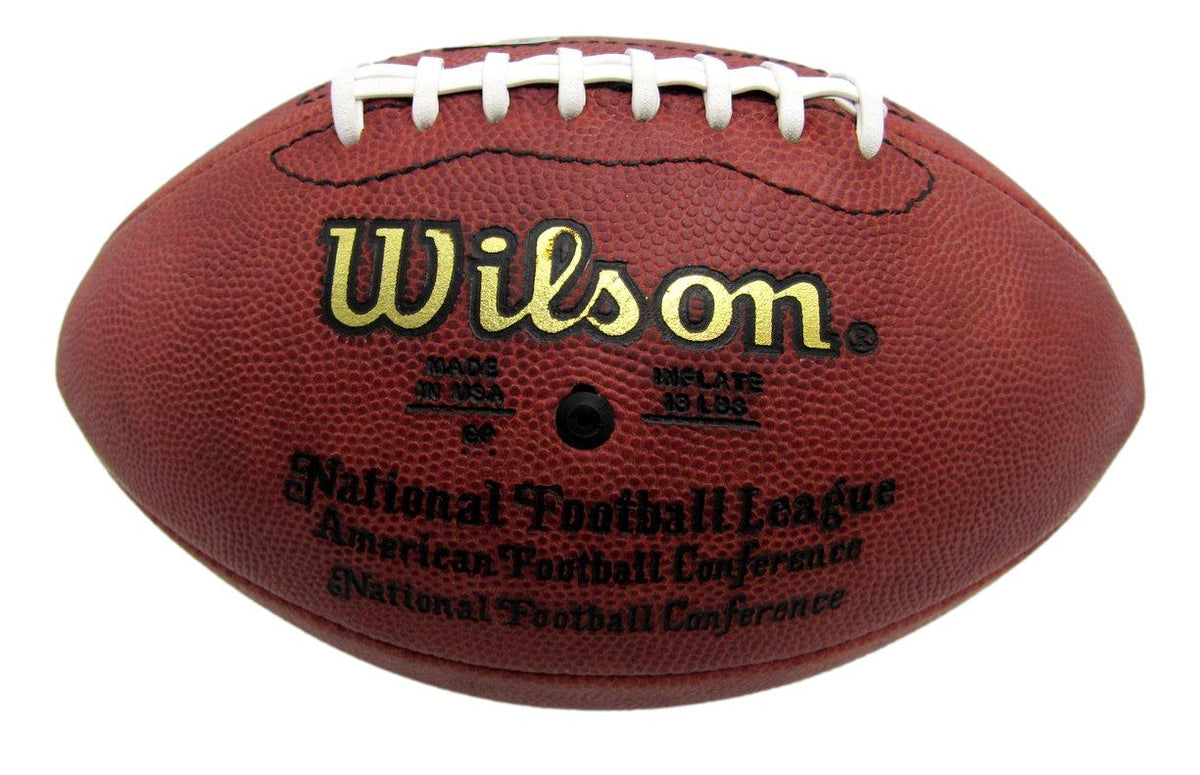 Johnny Unitas HOF Colts Signed NFL Leather Game Football Beckett 212520