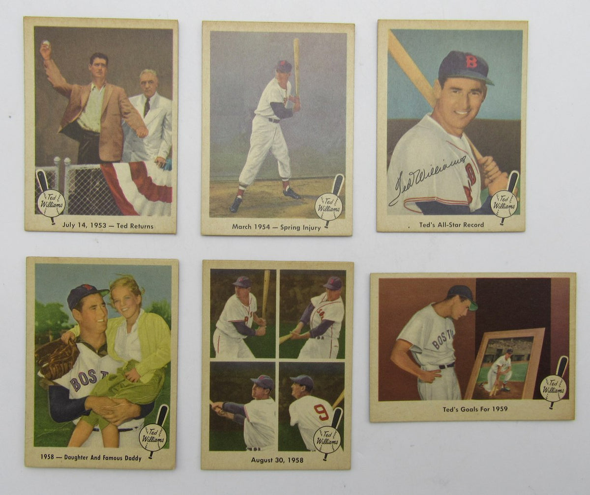 Lot of (15) Ted Williams 1959 Fleer Baseball Cards 212524