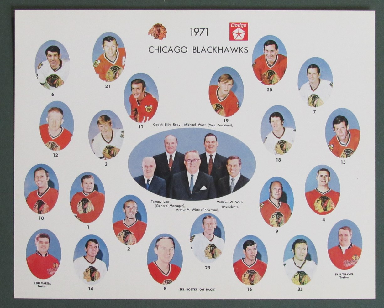 Lot of (25) 8x10 Chicago Black Hawks Team Photo Dodge 212528