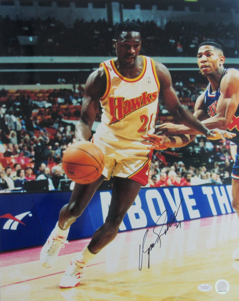 Dominique Wilkens HOF Signed/Auto 16x20 Photo Atlanta Hawks JSA  212538