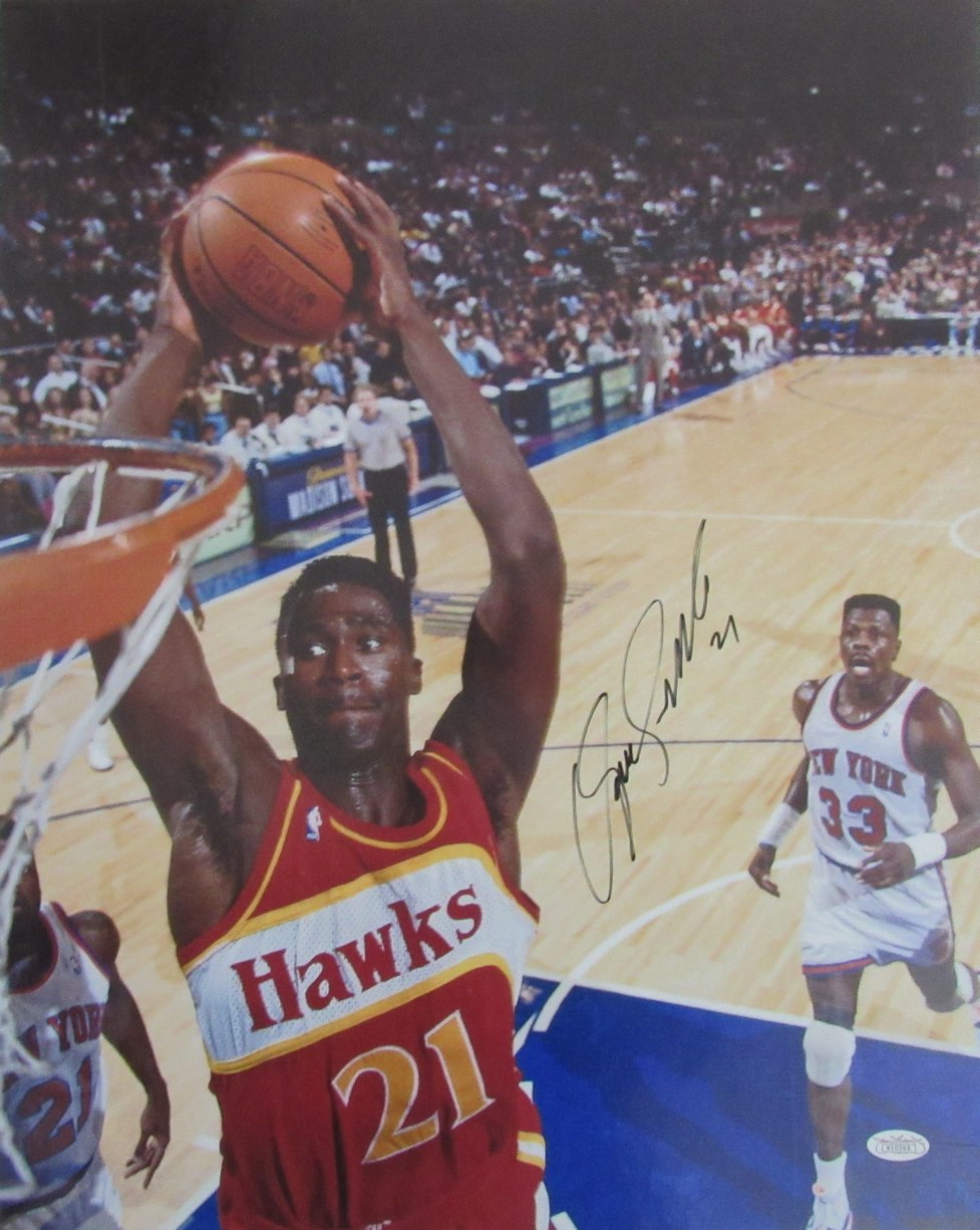 Dominique Wilkens HOF Signed/Auto 16x20 Photo Atlanta Hawks JSA  212539
