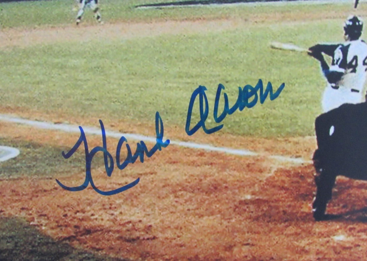 Hank Aaron HOF Signed/Autographed 16x20 Photo HR 715 Atlanta Braves JSA  212540