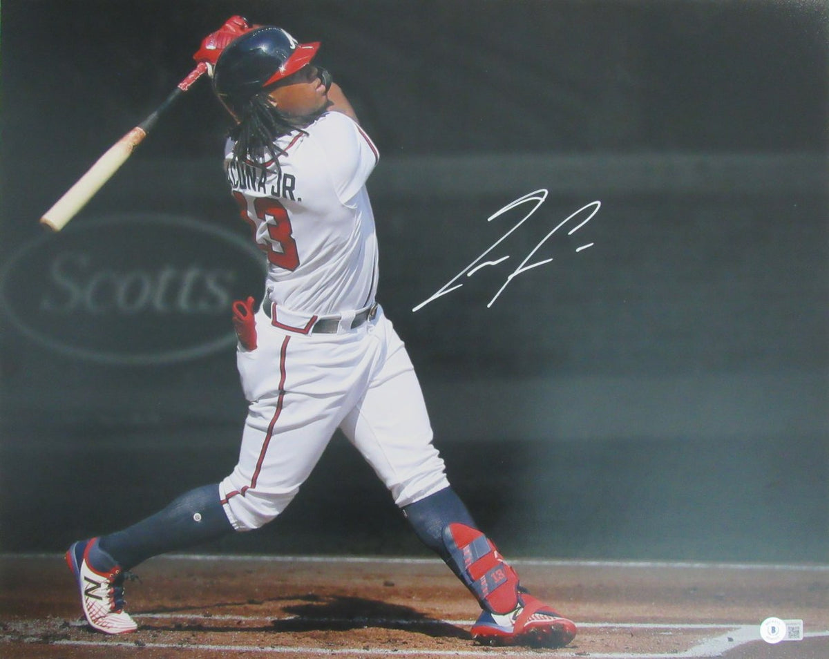 Ronald Acuna Jr. Signed/Autographed 16x20 Photo Atlanta Braves Beckett  212542