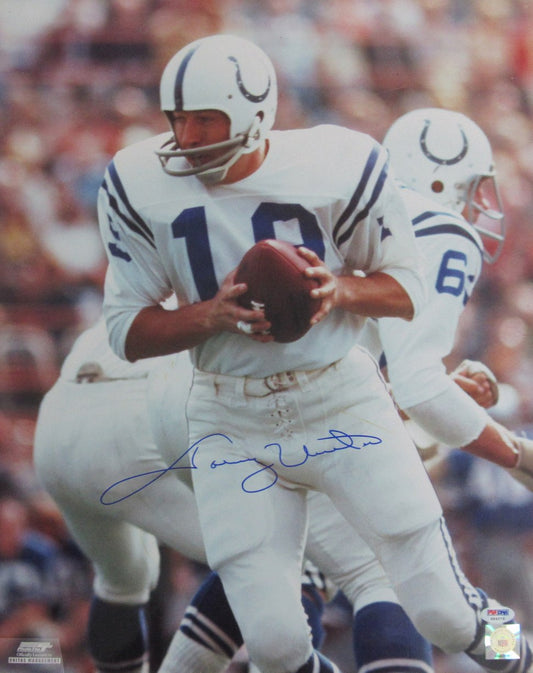 Johnny Unitas HOF Signed/Autographed 16x20 Photo Baltimore Colts PSA/DNA 212548