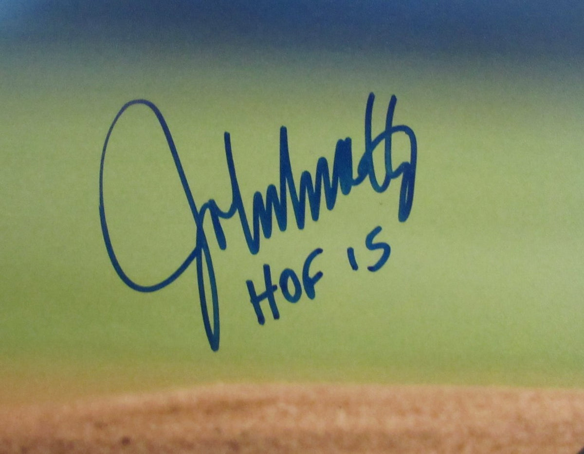 John Smoltz HOF Signed/Inscribed 16x20 Photo Atlanta Braves JSA  212551