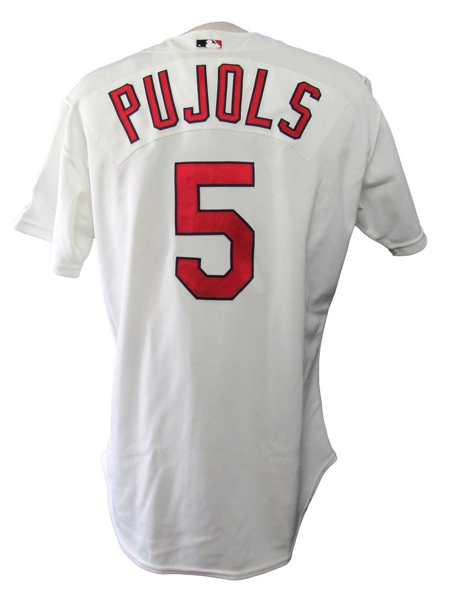 Albert Pujols Cardinals Size 48 Rawlings Authentic 2002 Baseball Jersey 210901