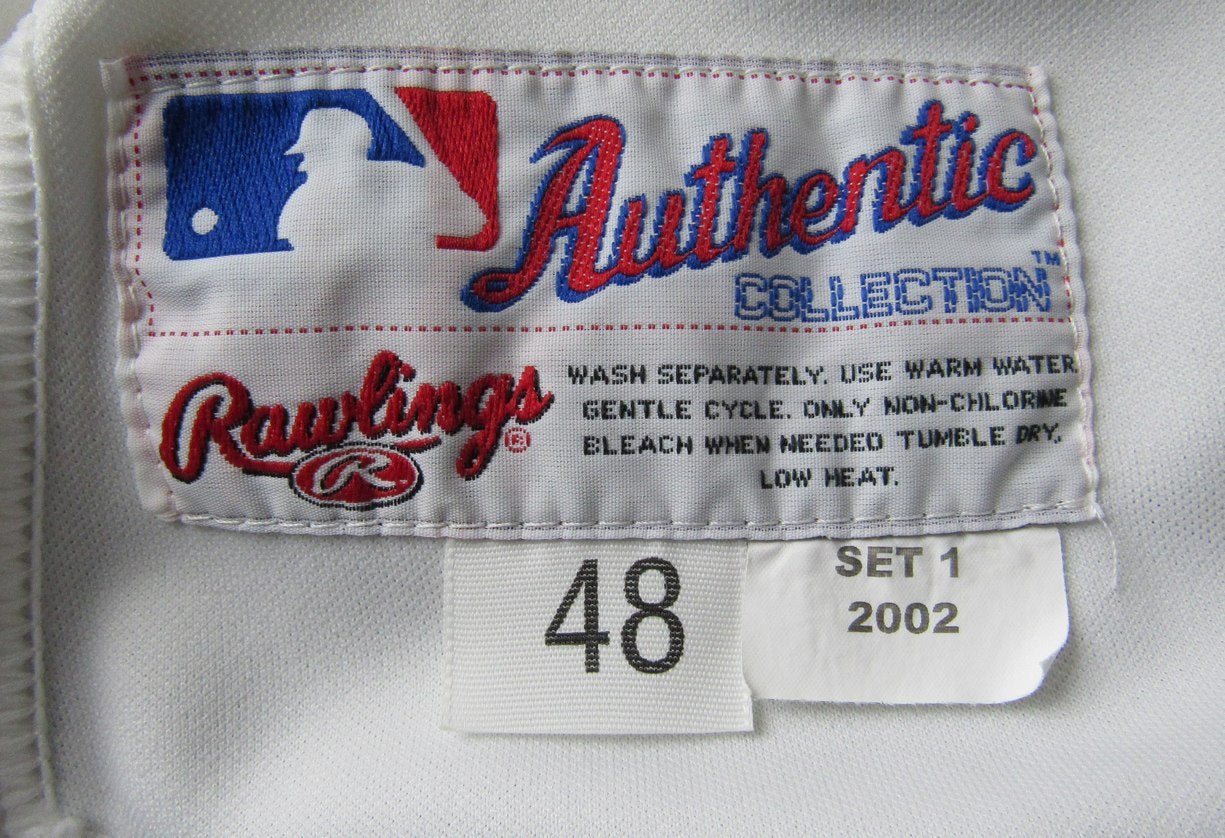 Albert Pujols Cardinals Size 48 Rawlings Authentic 2002 Baseball Jersey 210901