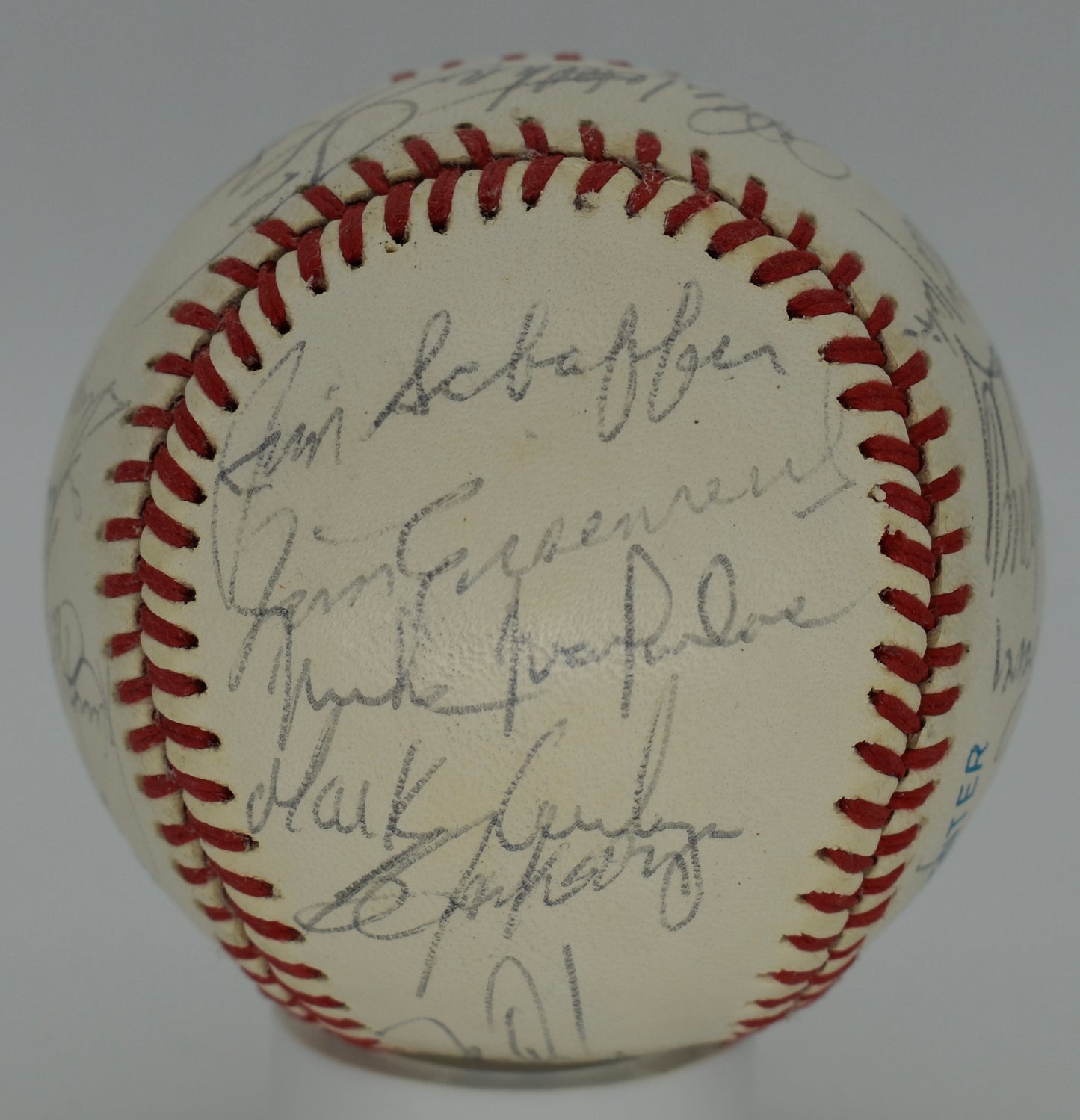 1988 Kansas City Royals Team-Signed OAL Baseball (24) Brett PSA/DNA 212322